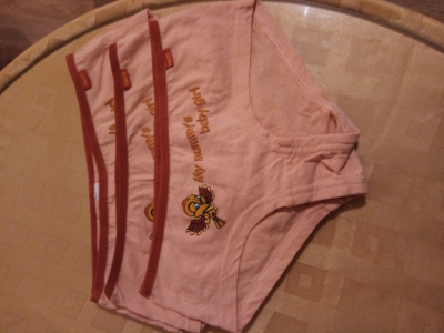 kalhotky růžové 4-5r