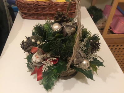 Vanocni kosicek asi 20 cm