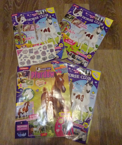 dětské časopisy o koních 4 ks