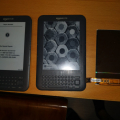 zbytky starších čteček Amazon Kindle