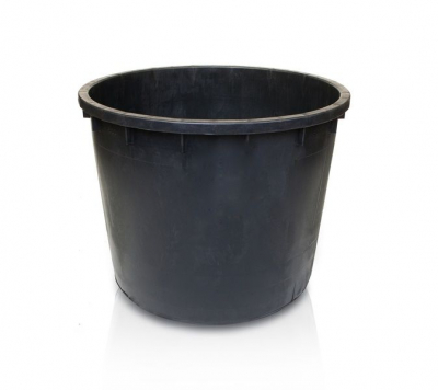 Nádoba na vodu, sud, 500 litrů, černý