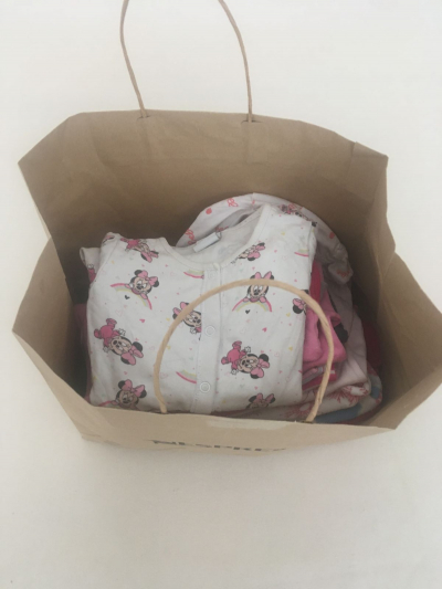 Taška věcí pro holčičku vel. 0-90