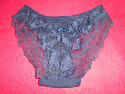 Krajkové kalhotky tmavě modré