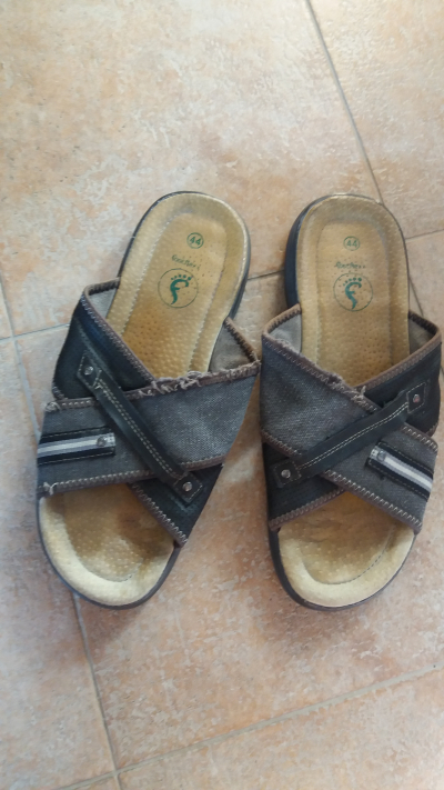 Kožené pantofle Footflex vel. 44