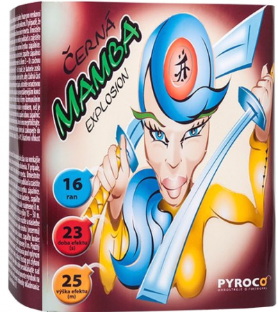 Ohňostroj Pyroco Černá Mamba