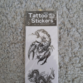 Tetovačky štír, drak, ornament