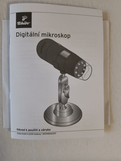 Digitální mikroskop k počítači.