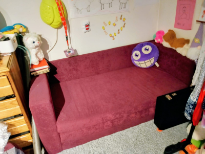 dětský roztahovací gaučík  140x70x180