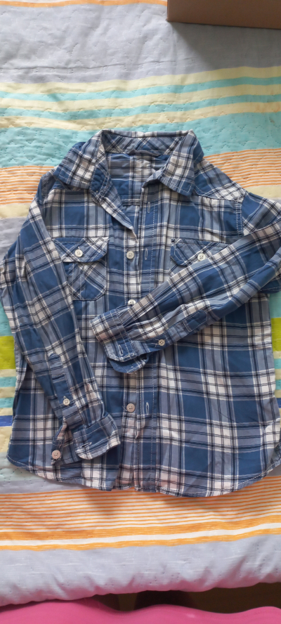 Košile károvaná vel.116 Lindex