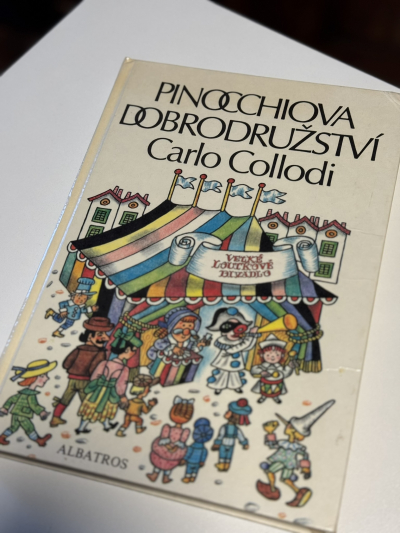 Dětská kniha Pinocciova dobrodružství