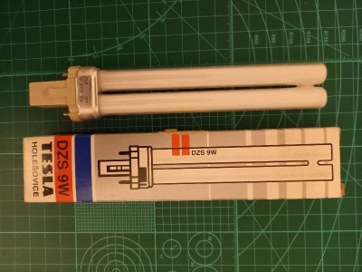 Nová zářivka Tesla DZS 9W