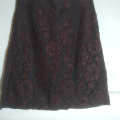 Krajková sukně s podšívkou vel. S