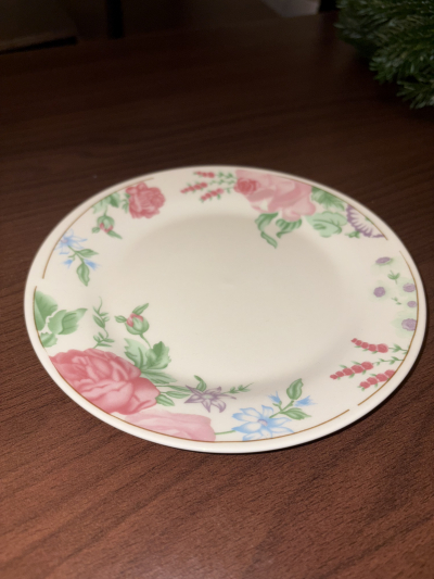 6x květinový talířek