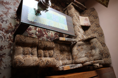 Sedací souprava dvojsed, 2 x křesla, 2 x podnožky