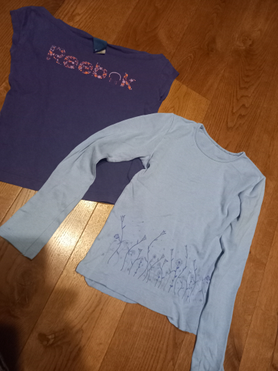 2 dívčí trika