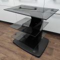 Designový skleněný stolek / stojan pod TV Benalex
