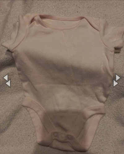 Body růžové s puntikem pro novorozeně