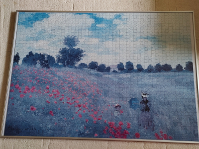 PUZZLE VLČÍ MÁKY (MONET) 2000 dílků