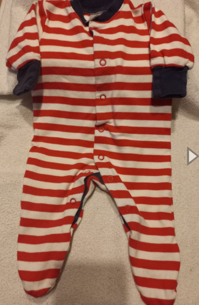 Dupačky červený proužek