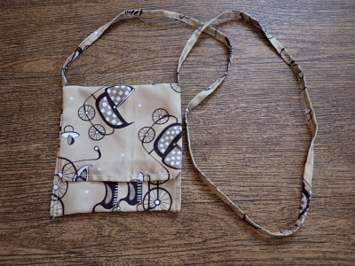 Taštička na doklady "home made" 17x18 cm