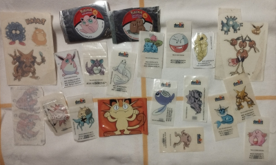 nálepky a tetování pokémon