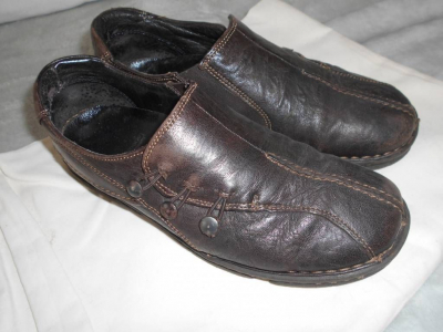 Kožené tmavě hnědé boty dámské. zn. Freemood vel. 37,