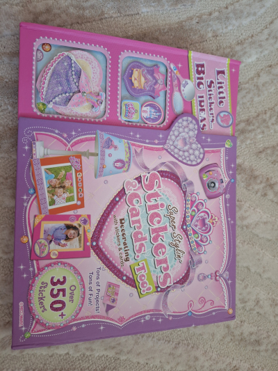 Nalepky a karticky pro malou princeznu