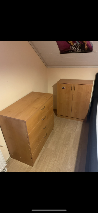 Skříňky a komoda