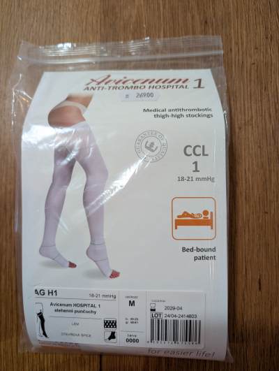 Antitrombózní punčochy - na operaci