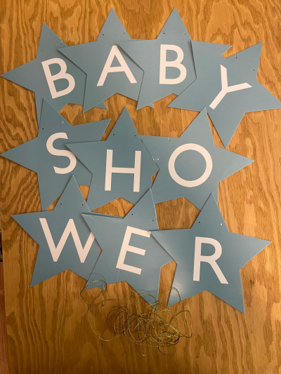 Baby shower doplňky