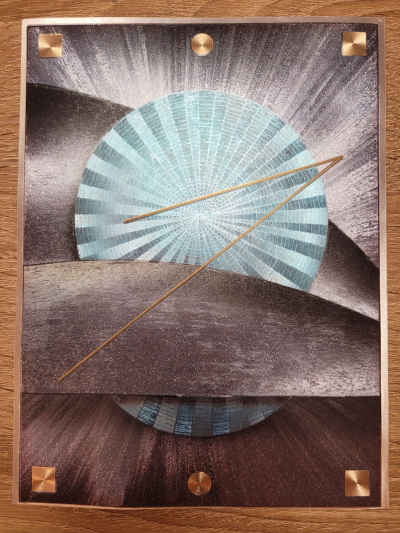 Obrázek A5 s kovovým leskem