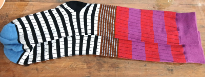 Pruhováne podkolenky