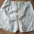 Nové plátěné bílé trenýrky vel. M/L