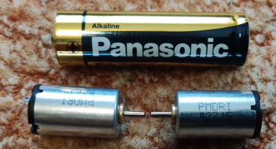 Stejnosměrné motůrky 3V.