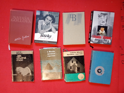 Knihy Baarova,Gollova,Burian,Mnačko