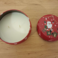 Vonná svíčka s vánočním motivem