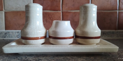 Keramická sada- slánka s pepřenkou