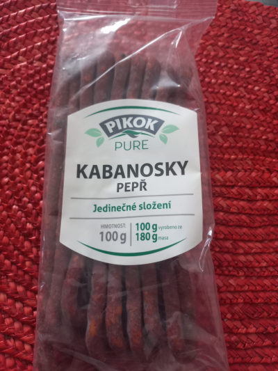 Kabanosky pepř po expiraci