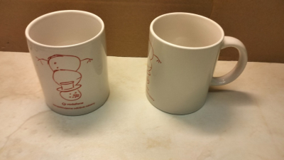 hrnky se sněhulákem