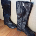 Kožené kozačky, v.37.5