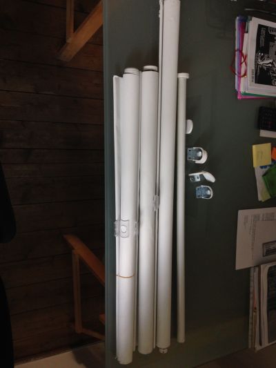 3 Rolety z IKEA 1x100cm a 2x80cm