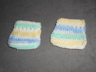 Kojenecké botičky/ťapičky pletené ..