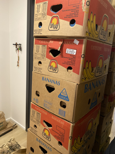 Krabice od bananu - 20ks