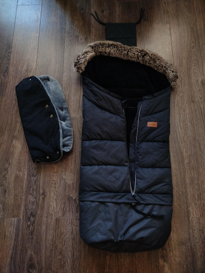 Rostoucí zimní fusak 100 cm + návlek na ohřátí rukou 50 cm