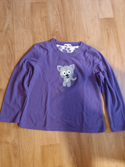 Flanelový vrchní díl pyžamový vel 146/152