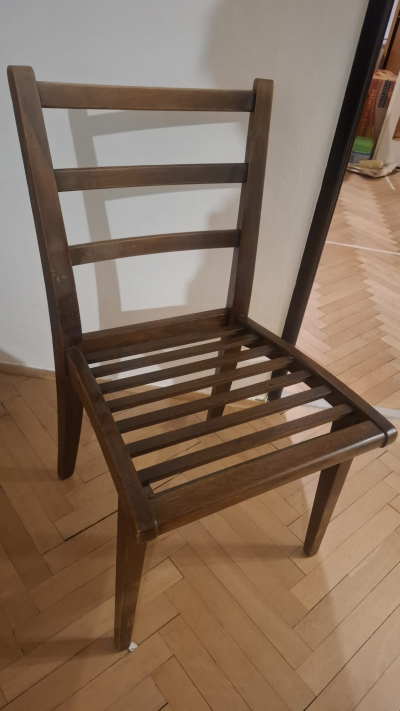 dřevěné židle, 4 kusy