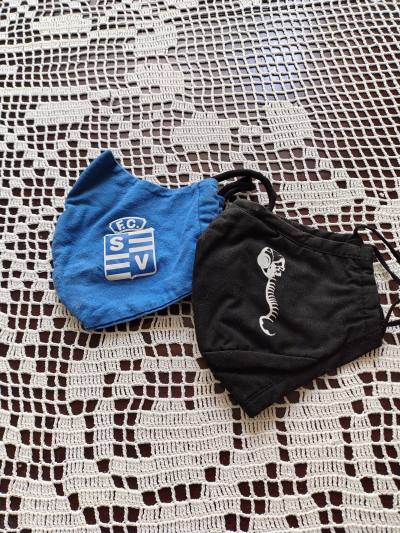 Dvě látkové roušky