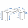 Pracovní stůl Ikea Malm