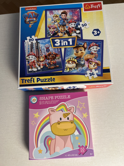 Dětské puzzle, 2 kusy