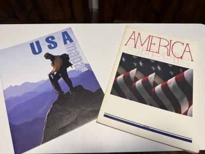 Dvojjazyčná kniha America classic (maturita z AJ) + Mapa USA